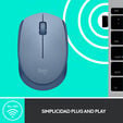 Rato Logitech M171 Wireless Azul image number null