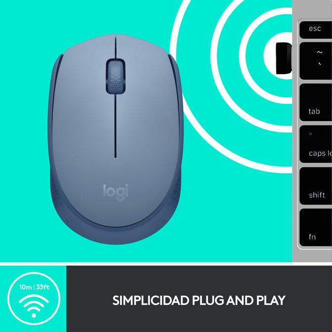 Rato Logitech M171 Wireless Azul image number 8