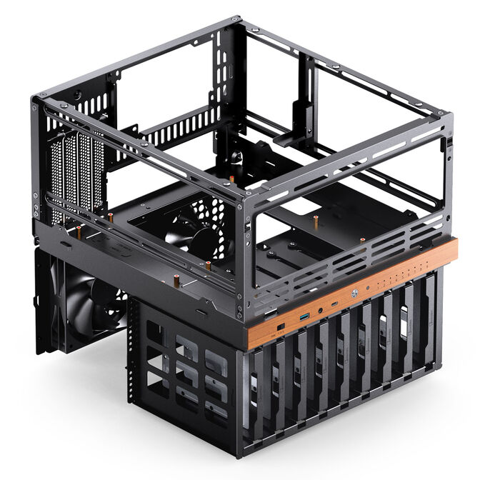 Caixa Micro-ATX Jonsbo N6 Preto image number 8