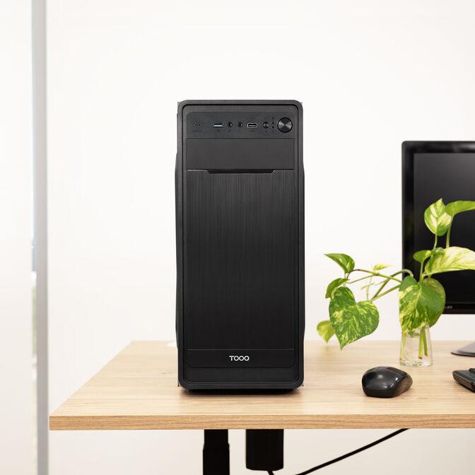 Caixa Midi Tower Tooq PRISMA ULTRA C/Fonte Alimenta&ccedil;&atilde;o 500W USB-C image number 5