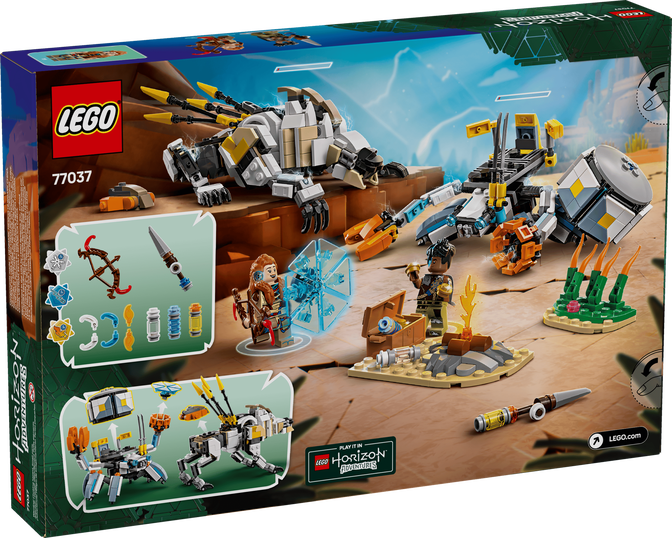 LEGO Horizon: Aloy e Varl VS Carapa&ccedil;a e Dentes Serra, 768 Pe&ccedil;as (77037) image number 1