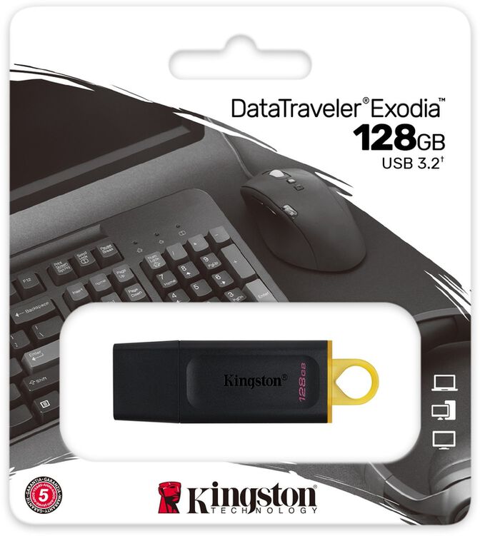 Pen Kingston DataTraveler Exodia 128GB USB3.2 Gen 1 image number 2
