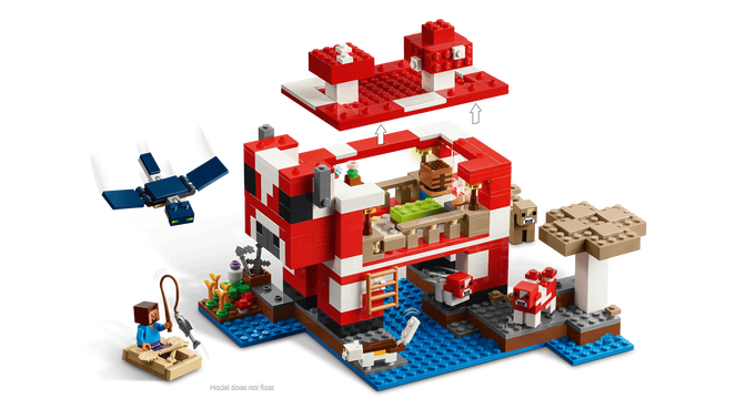 LEGO Minecraft: A Casa Mooshroom, 500 Pe&ccedil;as (21270) image number 5