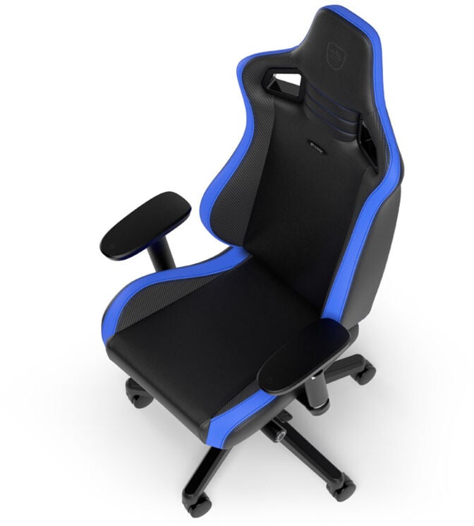 Cadeira noblechairs EPIC Compact - Preto / Carbono / Azul image number 6