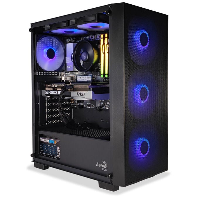 Computador AURA Gamer-PC TEAM 7 EDITION Ryzen 5 7500F 32GB DDR5 1TB RTX 5070 WiFi W11 image number 1