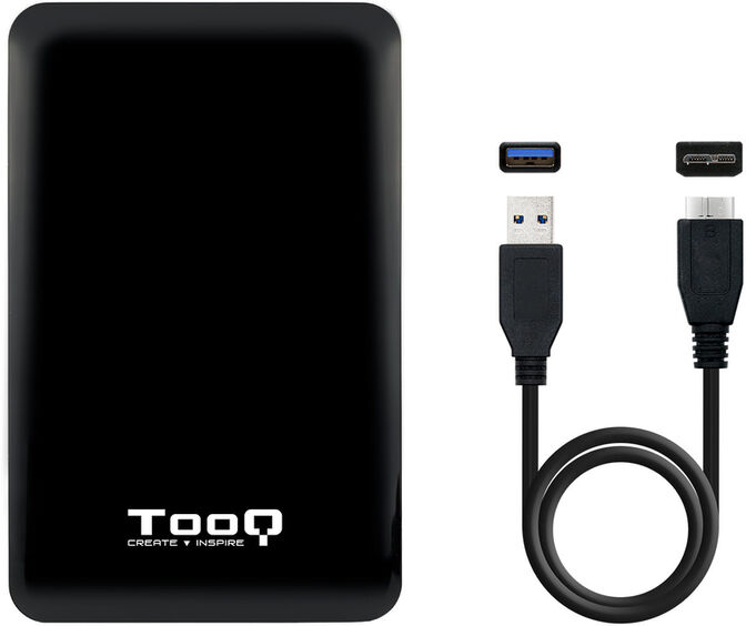Caixa HDD Tooq 2.5" SATA (7mm) UASP USB 3.0 Preto image number 4