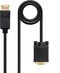 Cabo Conversor Nanocable DisplayPort/M > VGA/M 2 M Preto