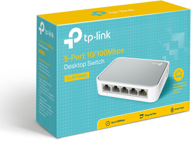 Switch TP-Link TL-SF1005D 5 Portas 10/100 Mbps image number 5