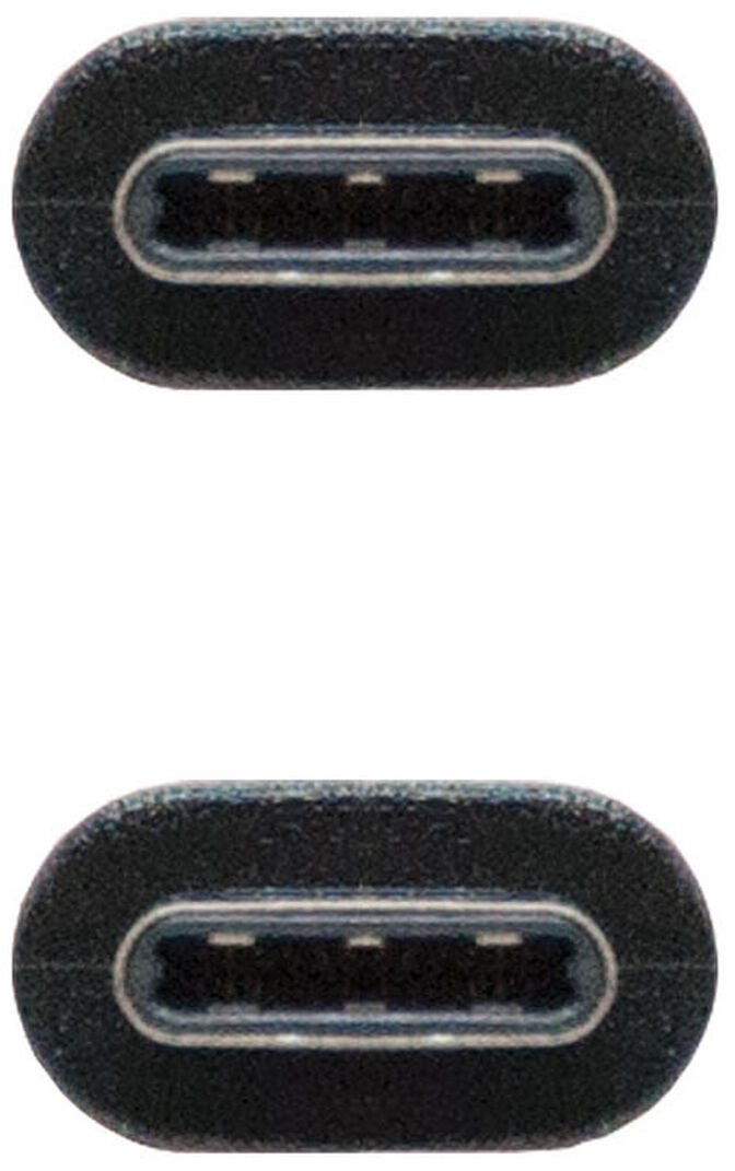 Cabo USB 2.0 3A Nanocable USB-C M/M 0.5 M Preto image number 2