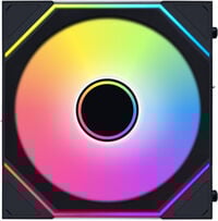 Ventoinha Lian Li UNI FAN SL120 Infinity Wireless RGB Reverse Blade PWM Preto 120mm