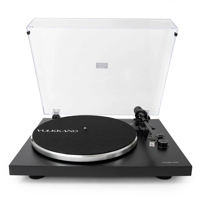 Gira-discos Vulkkano TD10 10W Bluetooth USB Preto image number 1