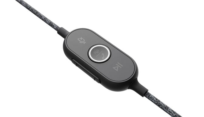 Headset Logitech Zone Wired Teams USB-C Grafite image number 4