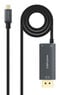 Cabo Conversor Nanocable USB-C/M > DisplayPort/M 8K 1.8 M Preto