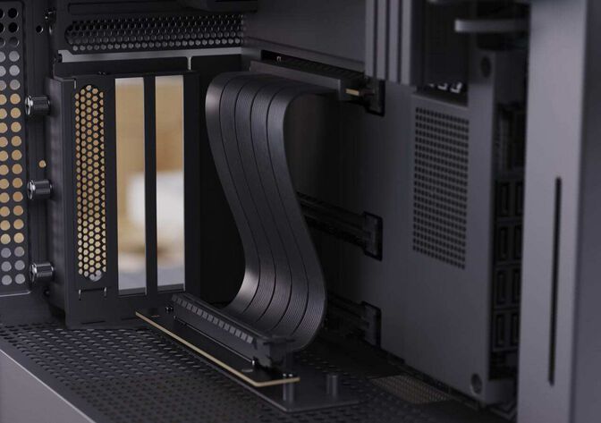 Suporte Vertical GPU (Kit 2) para APNX V1 Preto image number 1