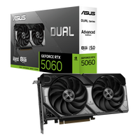 Gr&aacute;fica Asus GeForce&reg; RTX 5060 Dual OC Advanced 8GB GDDR7 DLSS4