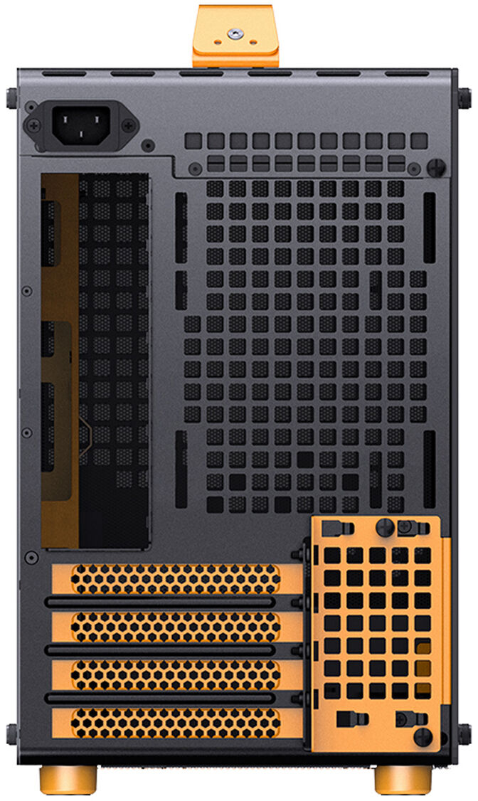 Caixa Micro-ATX Jonsbo Z20 Preto/Laranja image number 4