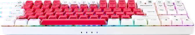 Teclado Mec&acirc;nico GAMIAC TKL RGB90G Kailh Blue Branco/Rosa (ES) image number 2