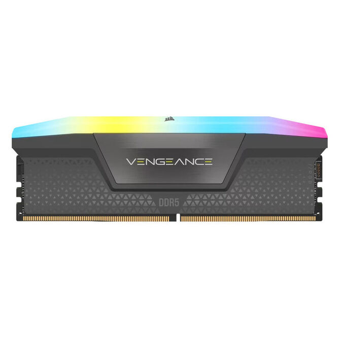 Corsair Kit 64GB (2 x 32GB) DDR5 6000MHz Vengeance RGB RS EXPO Cinza CL40 image number 1