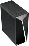 Caixa ATX Aerocool Shard RGB Vidro Temperado Preto image number null