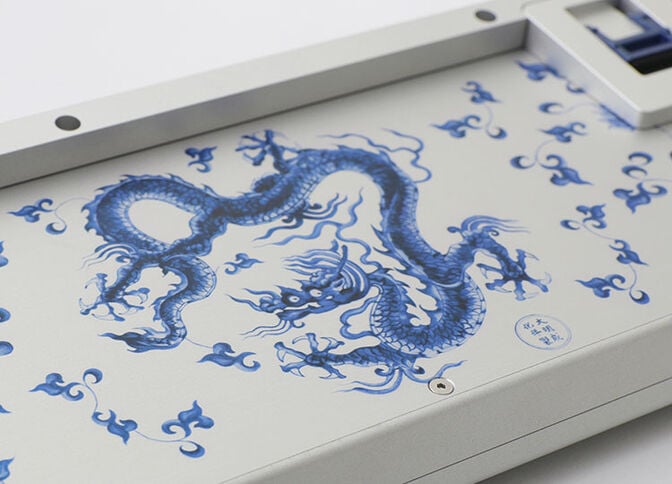 Teclado Mec&acirc;nico Ducky Year of the Dragon MX2A Purple Limited Edition (PT) image number 6