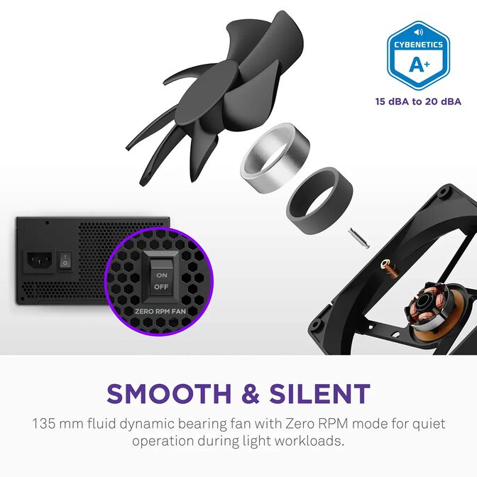 Fonte de Alimenta&ccedil;&atilde;o NZXT 1000W Core 80+ Gold ATX 3.1 PCIe 5.1 image number 5