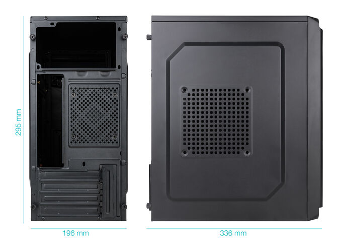 Caixa Micro-ATX Tooq DODEKA ULTRA C/Fonte Alimenta&ccedil;&atilde;o 500W USB-C image number 3