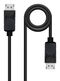Cabo DisplayPort 1.4 Nanocable CCS, DP/M-DP/M, Preto, 1.5 M