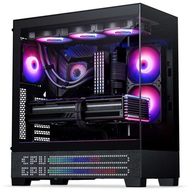 Caixa ATX Phanteks XT View Matrix DRGB Vidro Temperado Preto image number 9