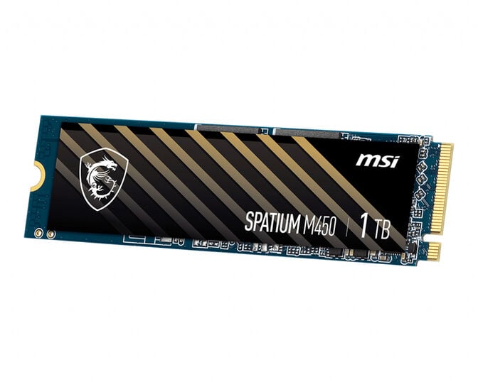 SSD MSI SPATIUM M450 1TB Gen4 M.2 NVMe (3600/3000MB/s) image number 4