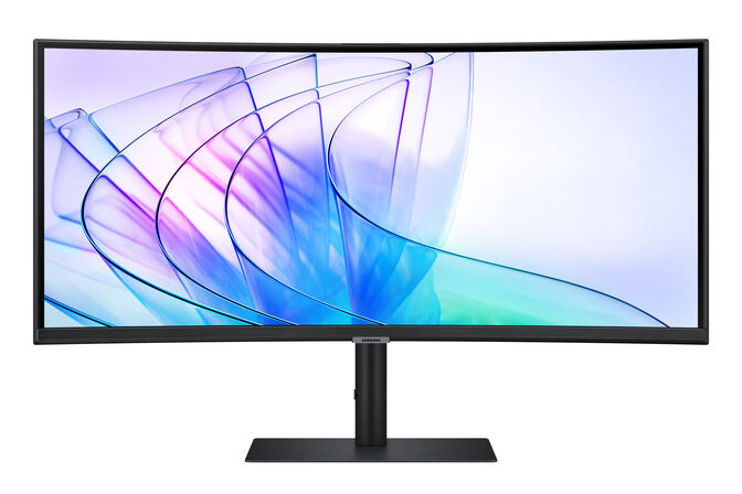 Monitor Curvo Samsung ViewFinity S6 34" S65VC VA UWQHD 100Hz USB-C (PD90W) KVM Webcam image number 2
