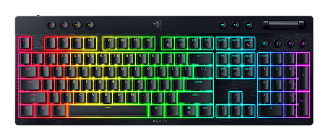 Teclado Razer BlackWidow V4 Low-Profile HyperSpeed RGB Yellow Switch (US) image number 0