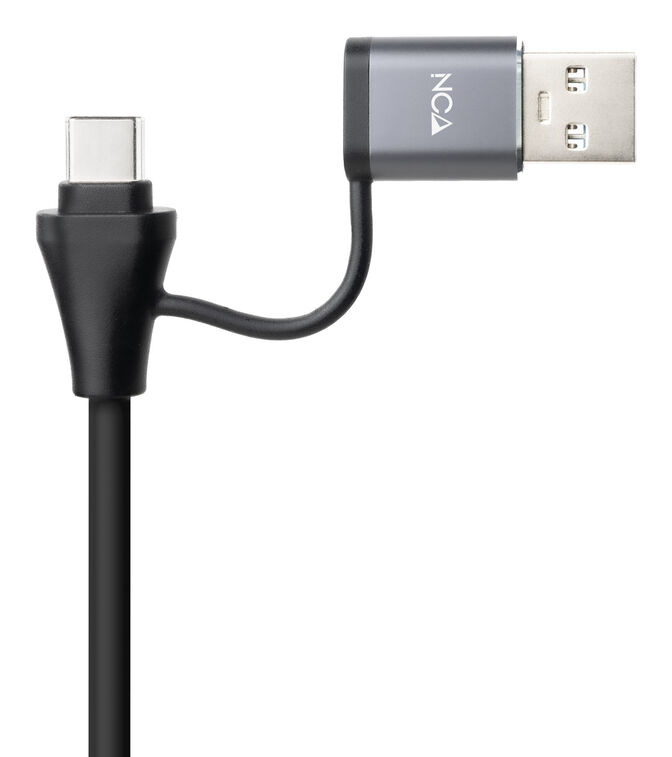 Adaptador Gigabit Nanocable USB-C 3.0/USB-A/M + 3xUSB-A 3.0 a Ethernet 2.5G 10/100/1000 Mbps 15 CM Cinza image number 1