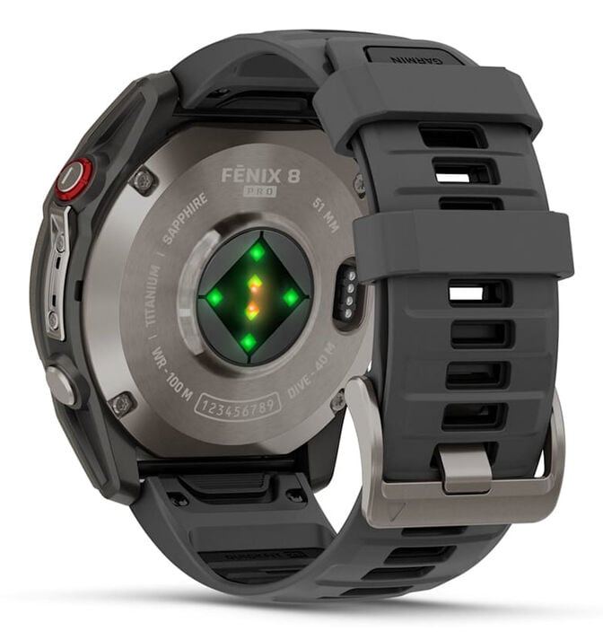 Smartwatch Garmin Fenix 8 Pro AMOLED 51mm Cinzento image number 9