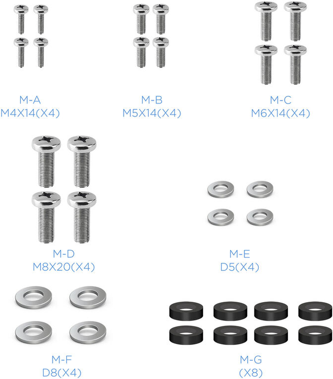 Suporte de Parede Tooq Tilt 23" a 42" 37 mm Max. 35kg Preto image number 4