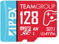 Cart&atilde;o Team Group MicroSD Express Nintendo Switch 2 / ROG Ally 128GB