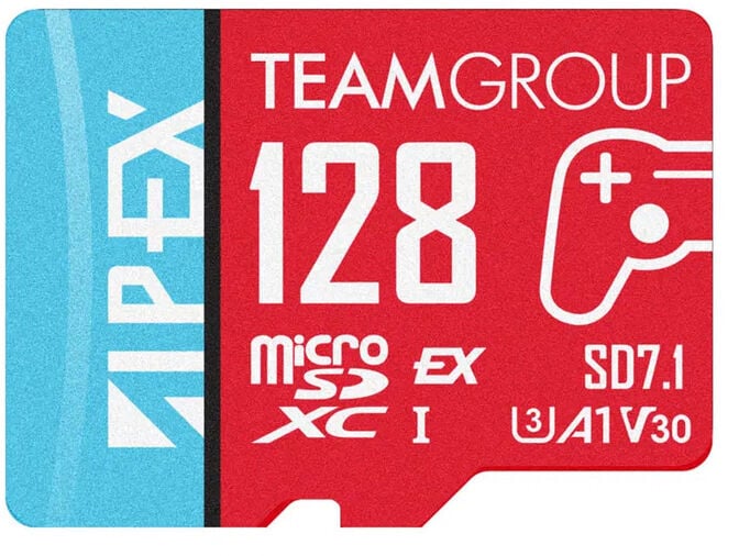 Cart&atilde;o Team Group MicroSD Express Nintendo Switch 2 / ROG Ally 128GB image number 0