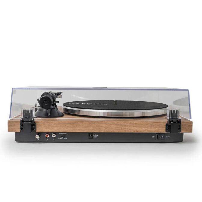 Gira-discos Vulkkano TD10 Bluetooth USB Castanho image number 5
