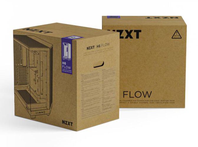 Caixa ATX NZXT H6 Flow Preta Vidro Temperado image number 15