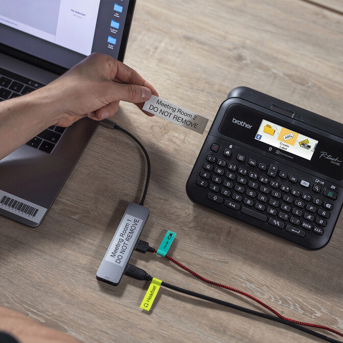 Impressora de Etiquetas Brother PT-D610BT Bluetooth image number 4