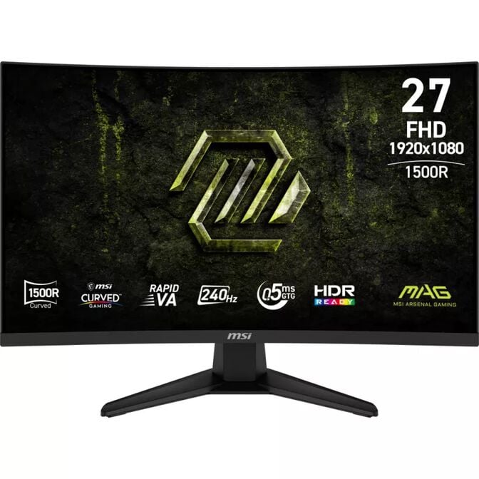 Monitor MSI 27" MAG 275CF X24 VA FHD 240Hz 0.5ms image number 0