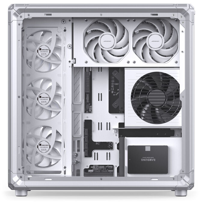 Caixa ATX Jonsbo X400 Vidro Temperado Curvo Branco image number 14
