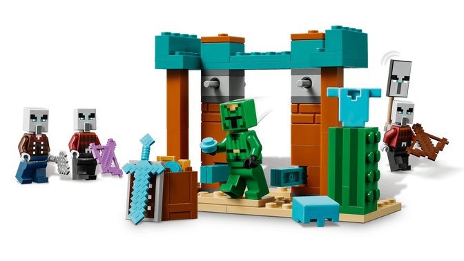 LEGO Minecraft: A Patrulha do Deserto Illager, 105 Pe&ccedil;as (21267) image number 4