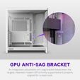 Caixa ATX NZXT H6 Branca Vidro Temperado image number null
