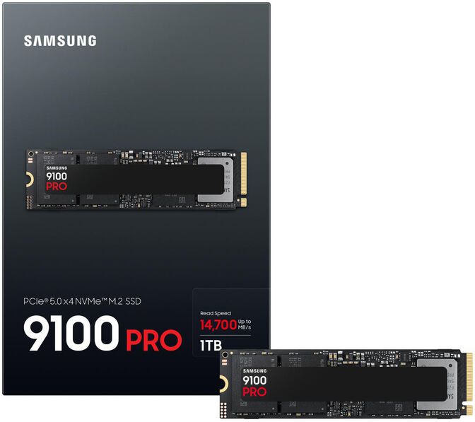 SSD Samsung 9100 Pro 1TB Gen5 M.2 NVMe (14700/13300MB/s) image number 2