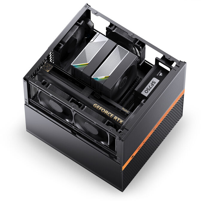 Caixa Micro-ATX Jonsbo N6 Preto image number 10