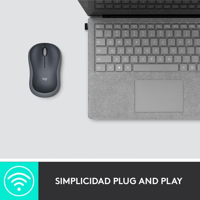 Rato Logitech M185 Wireless Cinzento image number 8