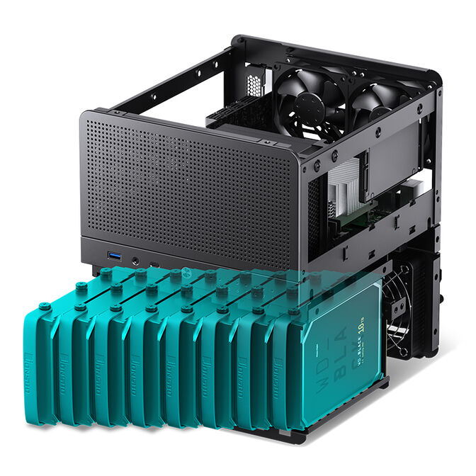 Caixa Mini-ITX Jonsbo N3 Preto image number 16