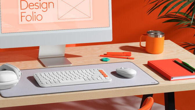 Rato Logitech Pop Wireless Bluetooth Branco image number 3