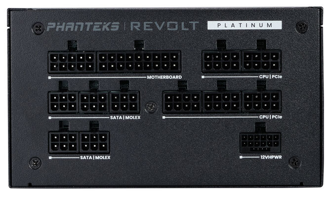 Fonte Modular Phanteks Revolt ATX 3.0 PCIe 5.0 1200W Platinum Preta (Sem Cabos Inclu&iacute;dos) image number 2