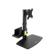 Suporte de Mesa Tooq Tilt e Girat&oacute;rio 17" a 27" com Suporte para Mini PC Preto image number null